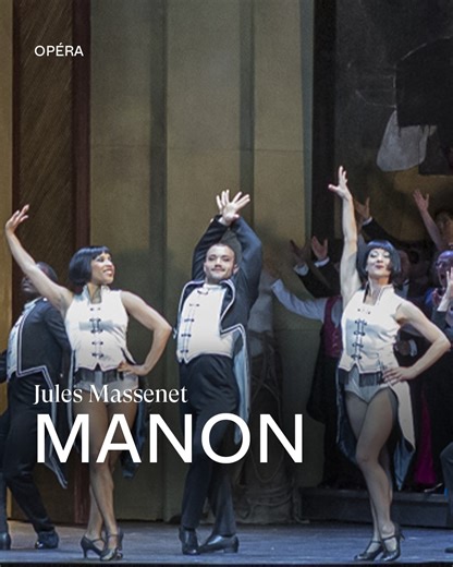 🎊 Lors d’une fête au Cours-la-Reine, Guillot, séducteur et calculateur, fait jouer un ballet pour Manon. 🎶 Le spectacle éblouit autant qu’il piège dans l’opéra Manon, de Jules Massenet. Tendez l’oreille et laissez-vous emporter par les musiciens de l’orchestre de l’Opéra de Paris, complices de ces réjouissances ! 🎭 Mise en scène : Vincent Huguet 🪄 Direction musicale : Pierre Dumoussaud 🩰 Chorégraphie : Jean-François Kessler 📍 Opéra Bastille 📅 Jusqu’au 20 juin 🔎 https://bit.ly/4iD4d82 🤝A