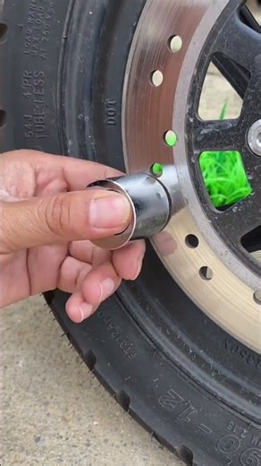 Securing Motorcycle Wheel With Disc Brake Lock