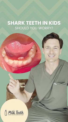 Shark Teeth in Children—Should You Worry? If you notice a second row...