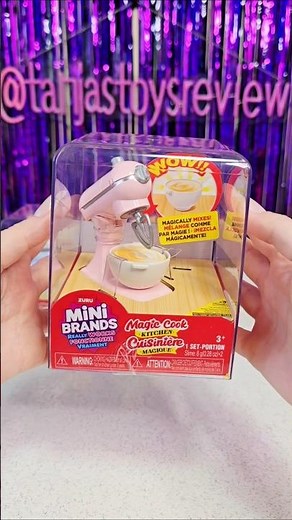 #asmr Unboxing Zuru Mini Brands Really Works Magic Cook Kitchen Series 1 Mixer 🍚