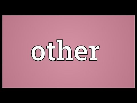 Other Meaning