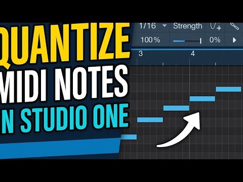 🎹 How to Quantize MIDI Notes in Studio One | Quick Tutorial for Beginners 🎧