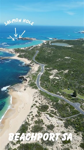 Beachport’s Salmon Hole made it on the list for the @lonelyplanet top 100 beaches in Australia!! 🌞🐟🌊 Here's what they have to say! Salmon Hole, Beachport SA A 600m (1968.5ft) crescent of soft, blond sand curls beneath sculpted fore‐dunes, cradling a lagoon so luminous it seems to hold the sky. Salmon Hole is a contradiction in motion – the Southern Ocean’s bluster is tamed by a belt of weathered beach rock, forming a sheltered, sapphire sanctuary. A rare family‐friendly refuge along the Limes