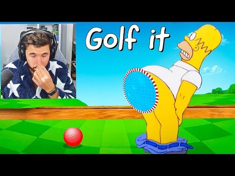 HOYO en el enANO de HOMERO | GOLF IT