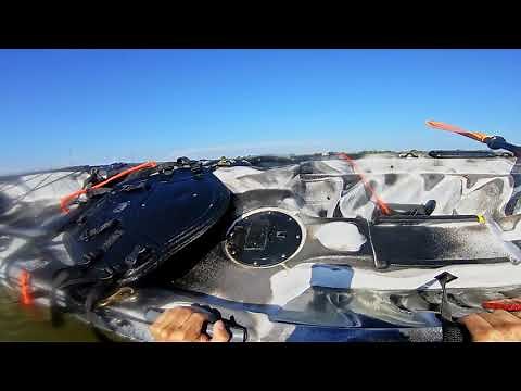 How to re-enter a sit-on-top kayak in deep water (POV)