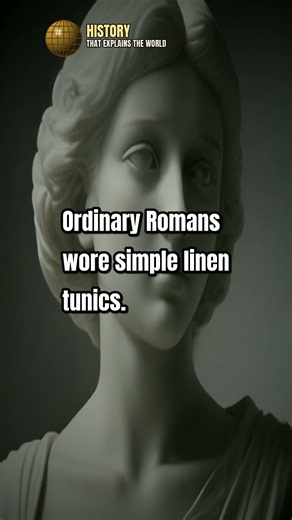 Ancient Romans Wore Togas Every Single Day 🏛️ #history #rome #shorts