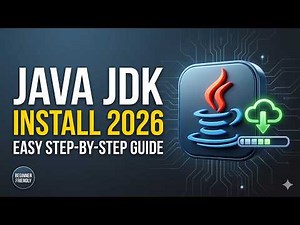 How to download and install java JDK 2026