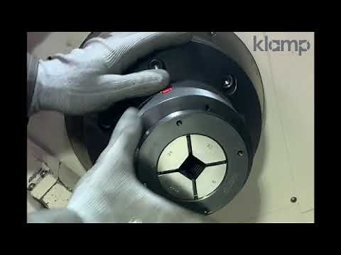 KLAMP Q-CRL collet chuck quick change demonstration of various bar types and sizes