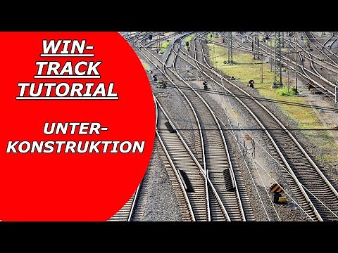 9.WinTrack Tutorial Gleisplan Software Modelleisenbahn Unterkonstruktion