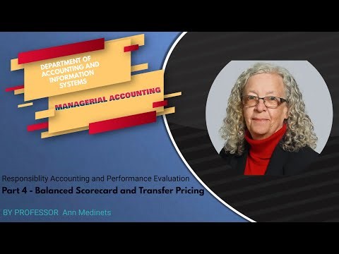 Managerial Accounting : Responsibility Accounting & Performance Evaluation(Balanced Scorecard )