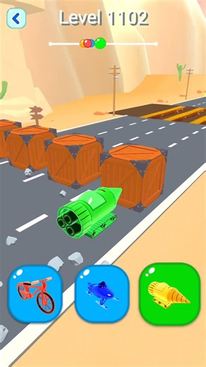 Shape-Shifting 2 GAMEPLAY Level No #1102 Walkthrough - New Update Car Racing #Shorts #ShapeShifting