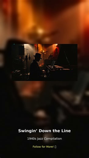 Swingin’ Down the Line - 1940s Jazz Intro #Shorts