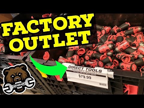 Direct Tool Outlet Walkthrough! Milwaukee, Ridgid, Ryobi & More!