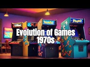 Evolution of Arcade Games 1970s