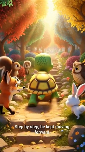 The Patient Turtle 🐢 | Never Give Up | Short Moral Story #shorts#cartoon