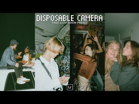 Disposable Camera Preset | Lightroom Mobile Preset Free DNG | disposable camera effect | free preset
