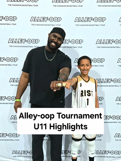 @amarionhenry highlights at the Alley-oop Main Event Tournament. Took home the gold 🏆 competing in a tough U11 division #yyc #Calgary #fyp #basketball