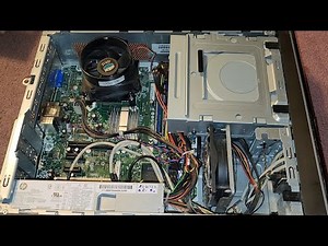 HP SlimLine S5-1010 S5 1010 Disassembly RAM SSD Hard Drive Upgrade Replacement Repair