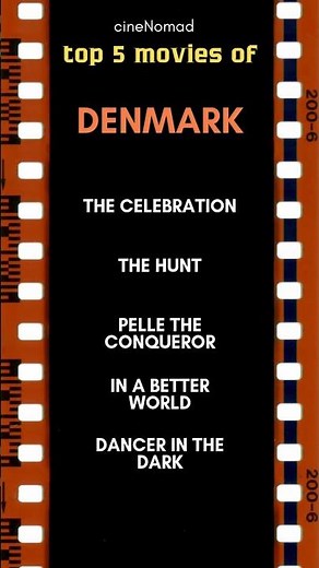 Top 5 movies of Denmark #movie #cinema #film