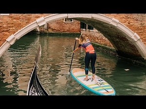 Stand up paddle in Venice - Oxbow Glide Bamboo paddle boards