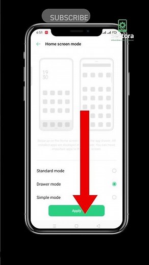 Home Screen Drawer Settings | #androidtricks #smartphone #tech #shorts