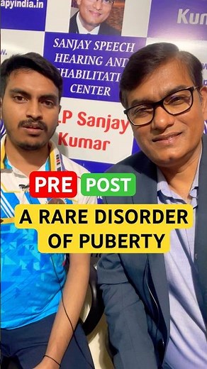 A Rare Voice Disorder of Puberty | Pre- Post Voice Therapy