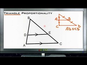 Triangle Proportionality: Lesson (Basic Geometry Concepts)