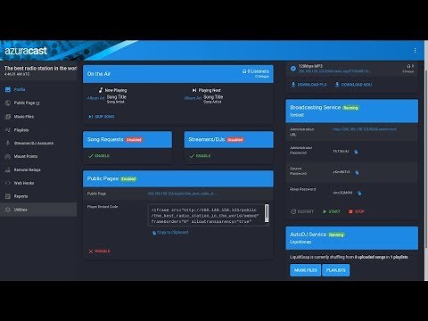 AZURACAST REVIEW 🎵 TUTORIAL 🎉 FREE RADIO STATION / DJ / BROADCAST SOFTWARE 🎤 $50 FREEBIE 💰