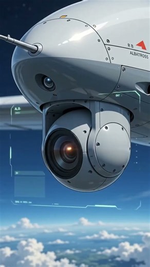 【自作小説設定】高高度無人機『アルバトロス』PV88（海岸線・パッシブセンサースキャン）【東京影譚】 #Shorts