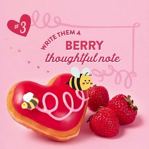 Krispy Kreme's NEW Valentine's Doughnuts​