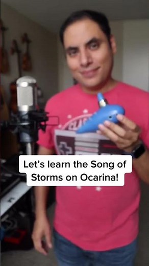 Ocarina Tutorial: Song of Storms (for 12-hole ocarina)