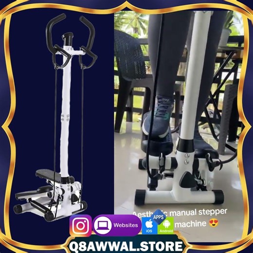 Stepper machine with handle adjustable twister with handle bar healthy and fitness exercise for home