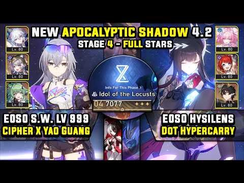 E0 Silver Wolf LV 999 Carry & E0 Hysilens DoT (3 Stars) Apocalyptic Shadow 4 Honkai Star Rail 4.2