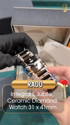 Rado Integral L Jubile - Bản giao hưởng của gốm đen và ánh sáng kim cương #luxshopping #rado #radointegral #donghonam #luxurywatches | Luxury Shopping