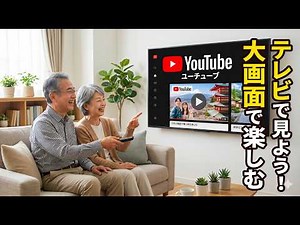 【大画面で楽しもう！】YouTubeをテレビで見る方法：かんたん接続ガイド