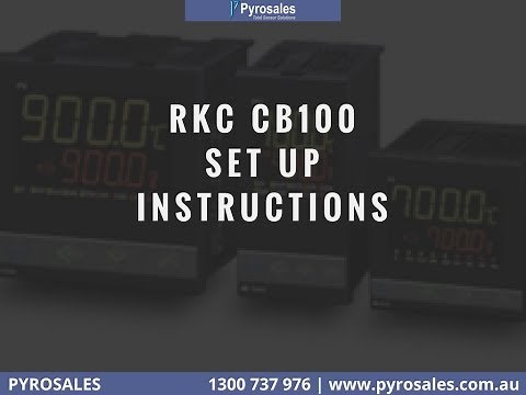 How to set up your CB100 digital temperature controller