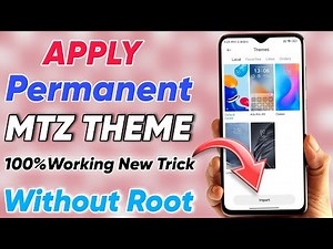 Mtz File Permanent Apply In MIUI Themes in Xiaomi Device 🔥 | Enable Import Option And Apply Mtz File