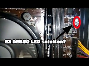 EZ DEBUG CPU LED WHITE LIT | Solution | MSI B450PRO |