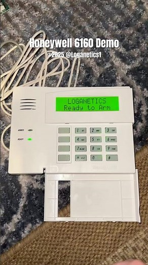 Honeywell 6160 Custom English Security Keypad Demonstration w/ VISTA-15P #security #burglary