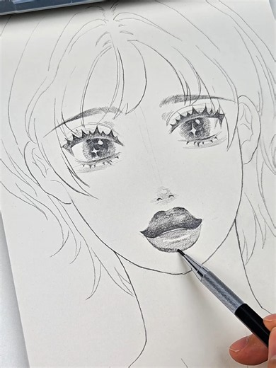 Every portrait starts with one line. With STAGEEK metal mechanical pencil set, every detail feels cleaner, sharper, and easier to control. Made for sketching, shading, outlining, and turning blank pages into real characters. #stageek #stageekpencilset #drawing #sketching #artistsoftiktok #howto