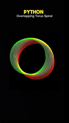 How to Draw a 3D Epicycloid Spiral Using Python#shorts