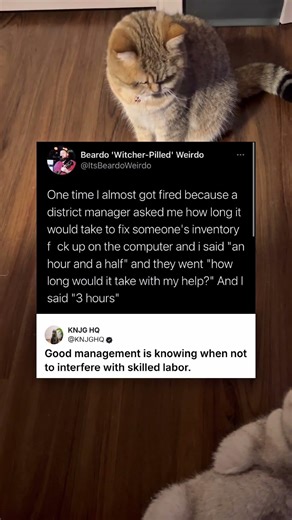 Good management vs. Bad management