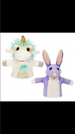 Bluey Unicorse & Bob Bilby Hand Puppet Plush 2-Pack