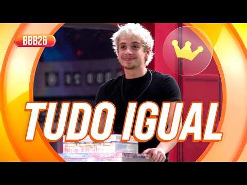 Juliano vence a PROVA DO LÍDER👑 | BBB 26