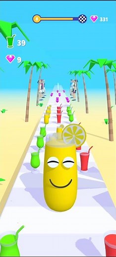 JUICE RUN 3D GAMEPLAY 🍹#juice #3d #gaming #shorts