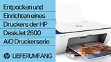 HP DeskJet 2600 All-in-One-Druckerserie Einrichtung | HP® Support