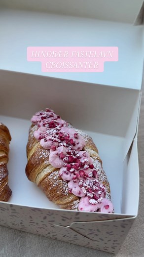 Delicious Hindbær Fastelavn Croissanter Recipe
