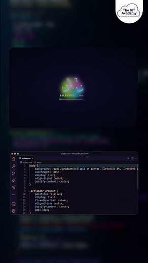 Animated Bicycle Loader Using HTML & CSS | Creative Loading Animation Tutorial