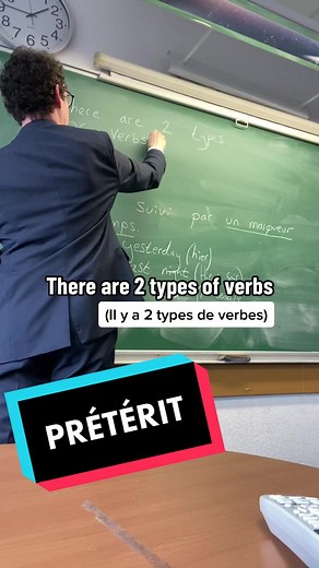 Le PRÉTÉRIT est là! 🔥👨‍🏫 #prof #professeur #anglais #cours #eleve #eleves #élève #college #lycee #coursdanglais #travail #college #lycee #grammaire #preterite #irregularverbs