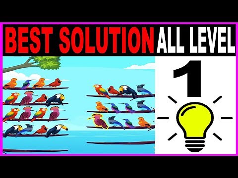Bird Sort - Color Puzzle Full Gameplay Walkthrough Answers Part 1 - All Levels 1 to 13 Solutions